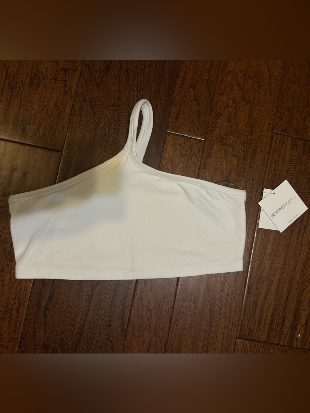 NWT! Beyond Yoga Spacedye One Up Bra - Size XL - White